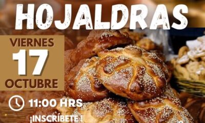 Taller de elaboración de hojaldras en Huaquechula, pan tradicional del Día de Muertos.