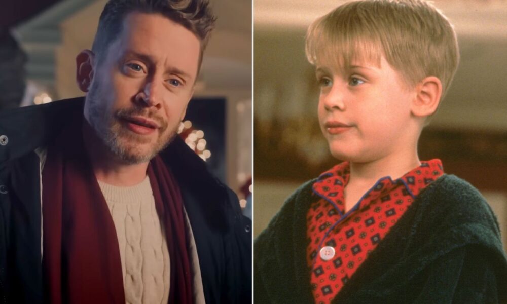 Macaulay Culkin adulto recrea su papel de Kevin McCallister junto a su versión infantil en imágenes comparativas de la nueva campaña “En casa, pero no sola”.