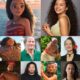 Montaje comparativo del elenco de Moana live action y los personajes animados, mostrando a Catherine Laga‘aia, Dwayne Johnson y los actores del reparto frente a las versiones originales animadas.