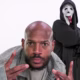 Póster promocional con el logotipo de Scary Movie 6 sobre fondo oscuro anunciando su estreno.