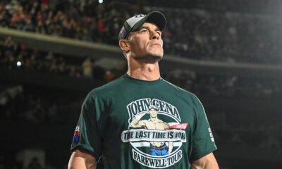 John Cena durante su gira de despedida previo a su último combate oficial en la WWE.