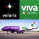 Avión con diseño combinado de Volaris y Viva Aerobus tras anuncio de fusión.