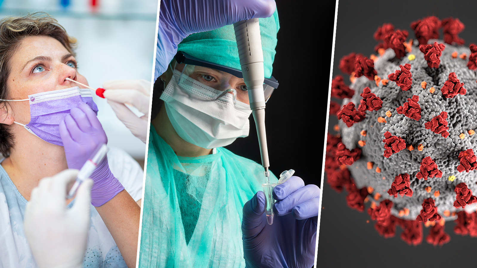 Primer plano de un frasco de vacuna contra COVID-19 y una jeringa en manos con guantes médicos, simbolizando prevención y lucha contra el virus.