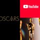 Estatuilla del Oscar junto al logotipo de YouTube, símbolo del cambio digital en los premios de la Academia.
