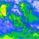 Mapa del Frente Frío 23 afectando México con lluvias y temperaturas bajo cero.