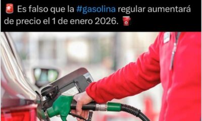 Persona cargando gasolina en vehículo en una estación de servicio