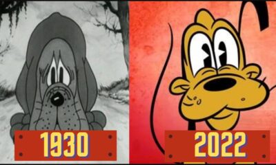 Comparación del diseño de Pluto de 1930 y su versión moderna