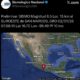 Mapa del epicentro del sismo de magnitud 6.5 registrado en San Marcos, Guerrero.