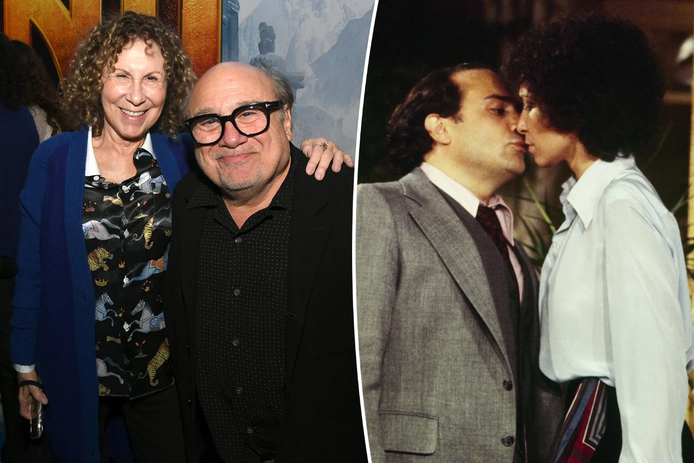 Danny DeVito y Rhea Perlman, pareja de Hollywood con más de 40 años de matrimonio.