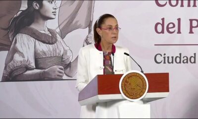 Donald Trump señala con el dedo frente a la bandera de Cuba y contexto político regional.