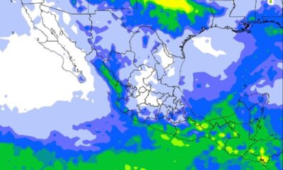 Mapa meteorológico de México que muestra distribución de temperaturas y zonas frías según pronóstico oficial.