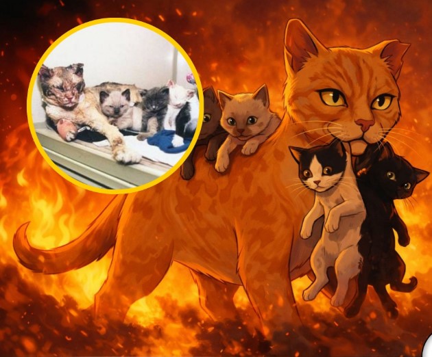 Scarlett, la gata que desafió al fuego: la historia real que conmovió al mundo