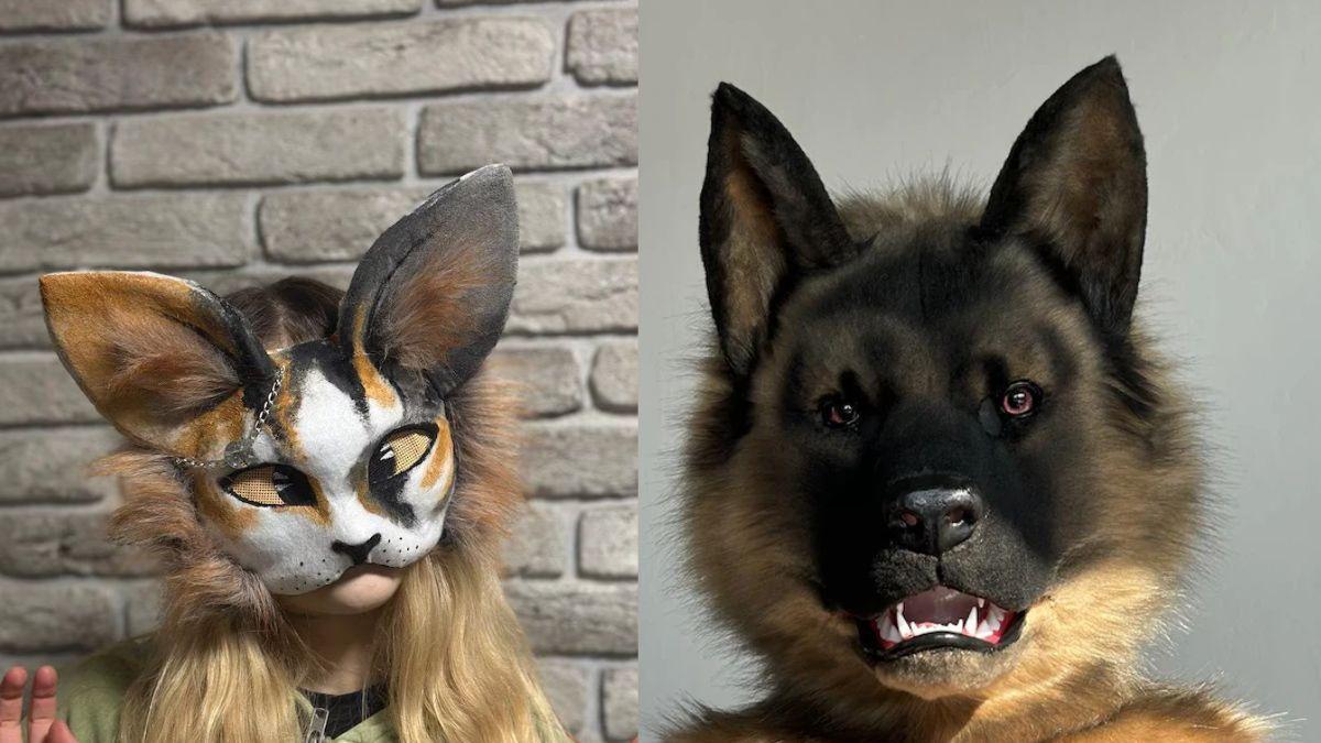 Persona con máscara de animal y, a un lado, un perro; imagen ilustrativa sobre subculturas y convivencia en espacios públicos.