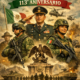 Conmemoración del Día del Ejército Mexicano por su 113 aniversario, con elementos representativos de las Fuerzas Armadas y la bandera nacional.