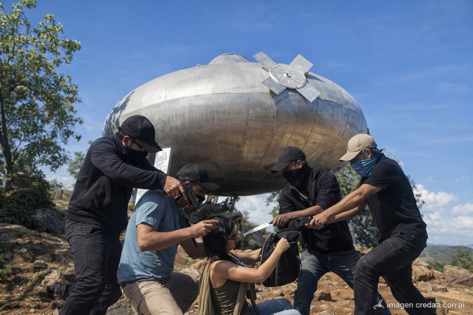 Asalto con violencia en zona del OVNI en Atlixco, Puebla, alerta sobre inseguridad ciudadana.