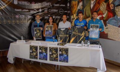 Rueda de prensa del Ayuntamiento de Tochimilco para presentar la competencia ciclista Cronoescalada de Ruta Tochimilco 2026 en Puebla.