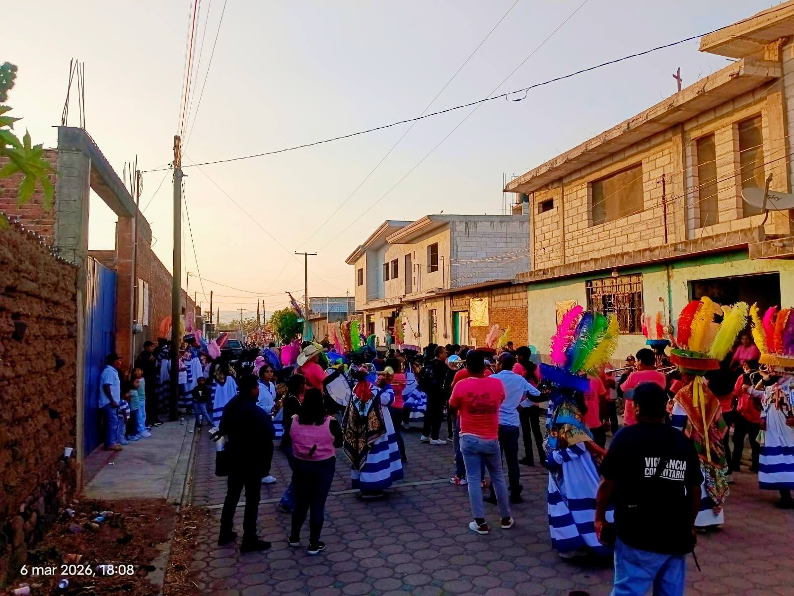 Fiesta patronal en Tezonteopan de Bonilla con operativo de seguridad del Ayuntamiento de Huaquechula.