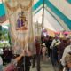 Procesión religiosa en Santiago Tetla durante el Cuarto Viernes de Cuaresma en Huaquechula Puebla