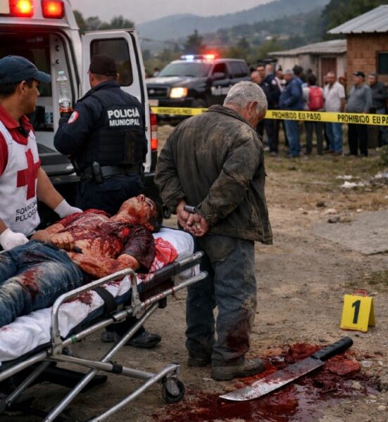 Escena acordonada por autoridades tras incidente de seguridad en comunidad de Puebla