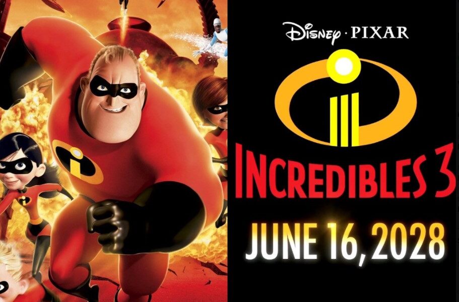 Personajes de Los Increíbles en imagen promocional de la tercera película anunciada para 2028