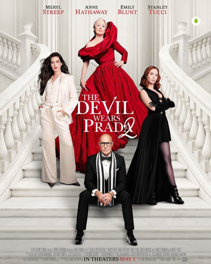 Póster oficial de la película El diablo viste a la moda 2
