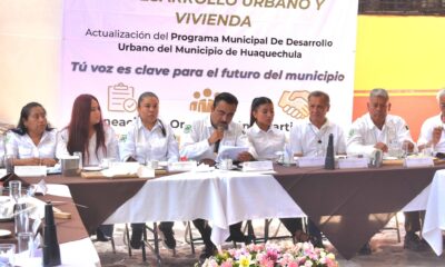 Instalación del Consejo de Desarrollo Urbano y Vivienda en Huaquechula con autoridades municipales