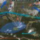 Mapa meteorológico con sistemas atmosféricos que afectan el clima en México y Puebla