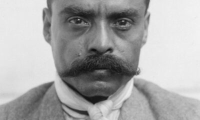 Retrato histórico de Emiliano Zapata, líder de la Revolución Mexicana