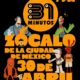 Cartel promocional de 31 Minutos en el Zócalo de la Ciudad de México
