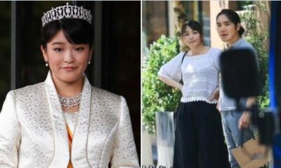 Ex integrante de la familia imperial japonesa en vida cotidiana junto a su esposo usando transporte público