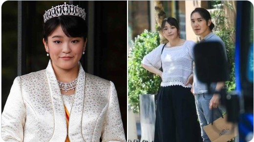 Ex integrante de la familia imperial japonesa en vida cotidiana junto a su esposo usando transporte público