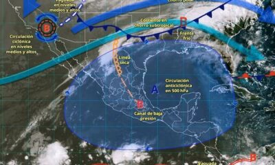 Mapa meteorológico de Puebla con pronóstico de calor, lluvias y vientos para Atlixco y Angelópolis