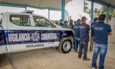 Entrega de patrulla para vigilancia comunitaria en San Francisco Huilango, Tochimilco