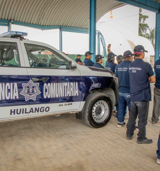 Entrega de patrulla para vigilancia comunitaria en San Francisco Huilango, Tochimilco