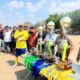 Premiación de la final de fútbol de la Liga Regional de Cacaloxúchitl en Huaquechula