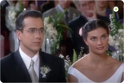 Escenas de Betty y Armando en Yo soy Betty la fea durante su boda y promoción oficial de la serie