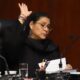 Ministra de la Suprema Corte durante sesión relacionada con seguridad privada en México