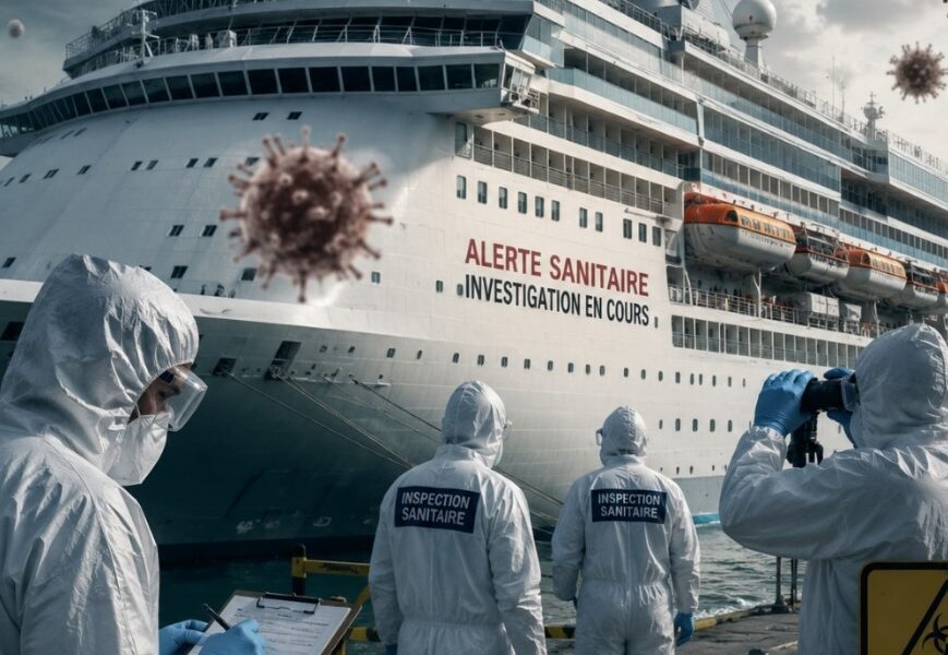 Personal sanitario inspecciona crucero tras alerta epidemiológica en Francia