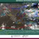 Mapa meteorológico de México con pronóstico de lluvias y calor para Puebla