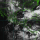 Imagen satelital GOES-19 muestra amplia cobertura nubosa sobre México y Puebla con pronóstico de lluvias fuertes, tormentas eléctricas y posible granizo en Atlixco, Mixteca y Angelópolis.