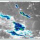 Imagen satelital GOES-19 del Servicio Meteorológico Nacional que muestra la presencia de nubosidad asociada a la onda tropical número 12 sobre el centro de México, con pronóstico de lluvias para Puebla, el Valle de Atlixco-Matamoros y otras regiones del país durante el 26 de junio de 2026.