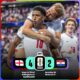 Jugadores de Inglaterra celebran la victoria 4-2 sobre Croacia durante el Mundial FIFA 2026.