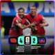Jugadores de la Selección de Marruecos celebran la victoria 4-2 sobre Haití durante la fase de grupos de la Copa Mundial de la FIFA 2026. El triunfo aseguró la clasificación de los Leones del Atlas a los dieciseisavos de final tras una destacada remontada.