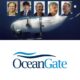 Imagen con el sumergible Titan de OceanGate y fotografías de las cinco personas que viajaban a bordo durante la expedición al Titanic.