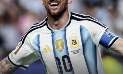 Lionel Messi celebra durante la victoria de Argentina 3-0 sobre Argelia en el Mundial 2026 tras marcar un histórico hat-trick.