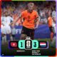 Jugador de Países Bajos celebra una anotación durante la victoria 3-1 sobre Túnez en la última jornada del Grupo F de la Copa Mundial de la FIFA 2026, resultado que aseguró el liderato del grupo para la selección neerlandesa.