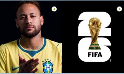 Neymar con la camiseta de Brasil previo a un partido de la Copa Mundial de la FIFA 2026.