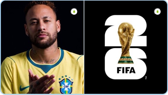 Neymar con la camiseta de Brasil previo a un partido de la Copa Mundial de la FIFA 2026.