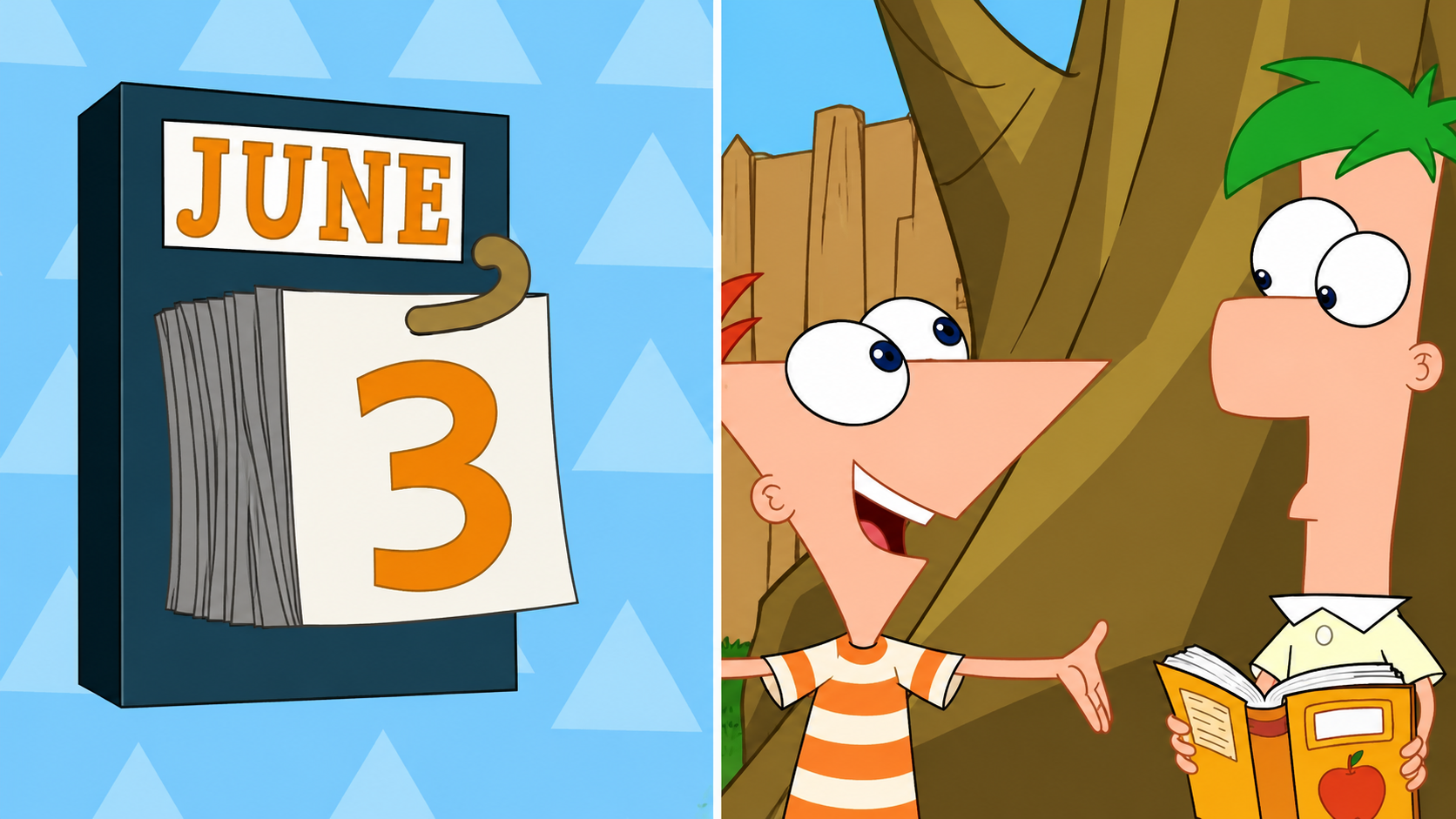 Meme de Phineas y Ferb publicado el 3 de junio, fecha especial para los seguidores de la serie animada de Disney.