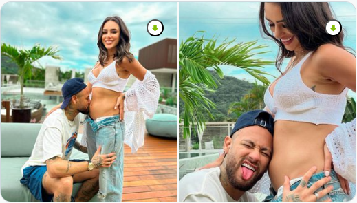 Neymar y Bruna Biancardi anuncian que esperan una nueva hija mediante una sesión fotográfica familiar durante el embarazo.